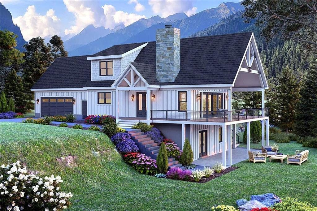 Conceptual rendering of a custom home, 1145 Embry Court, Ranger GA