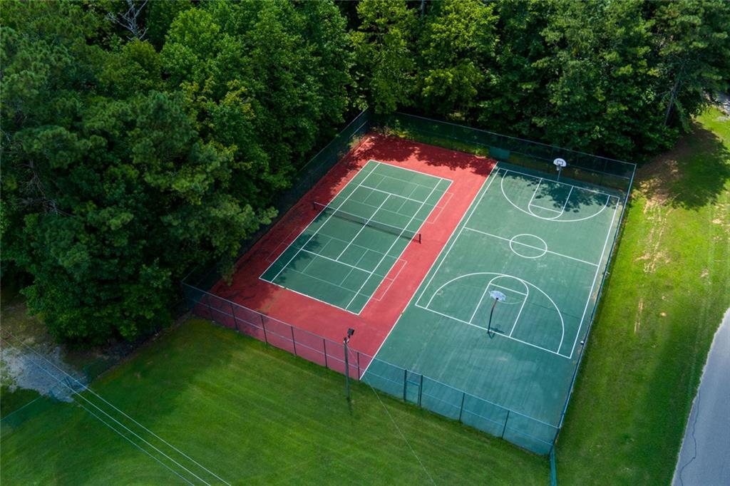 Community tennis and sport courts, 1145 Embry Court, Ranger GA