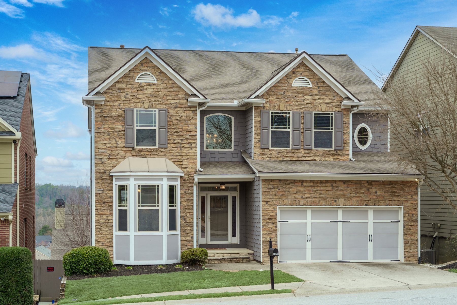 Front exterior, 2040 Hatteras Way NW, Atlanta GA
